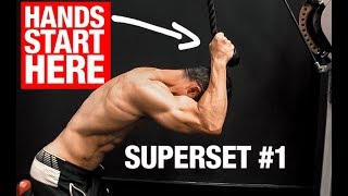 The BEST Triceps Supersets SLEEVE BUSTERS [upl. by Neelyahs696]