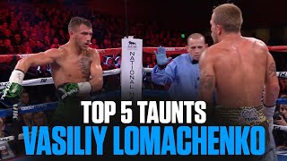 Lomachenkos Top 5 Taunts [upl. by Anhpad]