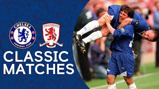 Chelsea 20 Middlesbrough  Roberto Di Matteo Screamer Clinches The Cup  1997 FA Cup Final [upl. by Shaper]