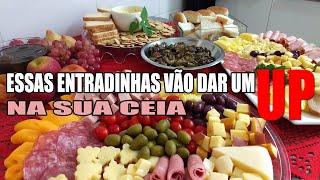 ENTRADAS PARA SUA CEIA DE NATAL  RECEITAS DA ROSA [upl. by Nnahgem]