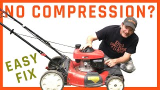 How To Fix A Lawn Mower With No Compression [upl. by Thalassa262]