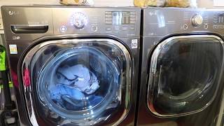 LG Ultra Large Capacity Turbowash Washer and Turbo Steam Dryer Review [upl. by Tabina615]