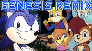 Sonic SATAM Theme Sega Genesis Remix [upl. by Memberg]