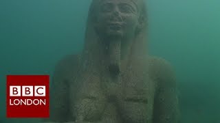 Sunken Egyptian treasures on show at the British Museum [upl. by Nyleak]