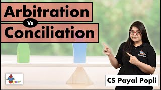 How is Arbitration different from Conciliation ARBITRATION Vs CONCILIATION [upl. by Alliuqaj28]