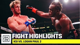 HIGHLIGHTS  KSI vs Logan Paul 2 [upl. by Lucey]