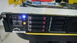 Server in Action under 90dBi HP DL385 G5p [upl. by Fitzpatrick]