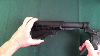 AR15 Buttstock removal and replacement [upl. by Alinna671]