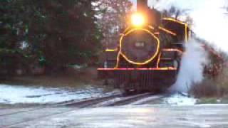 Huckleberry Railroad 464 Crossing one [upl. by Avek811]