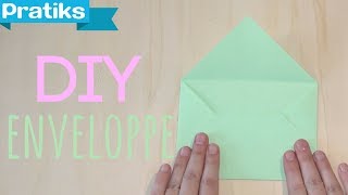 DIY  comment fabriquer une enveloppe en papier [upl. by Rebel]