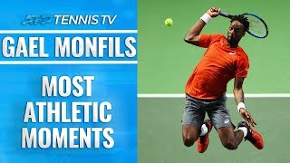 Gael Monfils Most Epic Athletic Moments [upl. by Ackler]