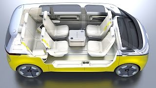 VW ID BUZZ INTERIOR REVIEW 2018 VW Campervan INTERIOR 2018 Electric VW ID REVIEW New CARJAM [upl. by Huan6]