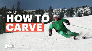 How to Carve Skis  Take Your Skiing to the Next Level  REI [upl. by Llemart]