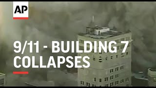 Building weakened by WTC attack collapses [upl. by Odrude331]