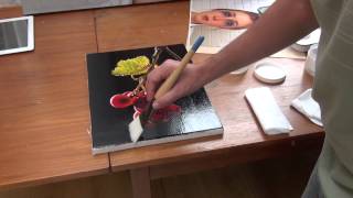 how to varnish a painting [upl. by Hauck965]