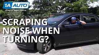 Scraping While Turning How to Inspect Your Car or Truck Brakes [upl. by Idur]