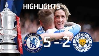 Chelsea 52 Leicester  Official goals and highlights  FA Cup Sixth Round 180312 [upl. by Giffie]