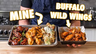 Making Buffalo Wild Wings And Sauces At Home  But Better [upl. by Lonni]