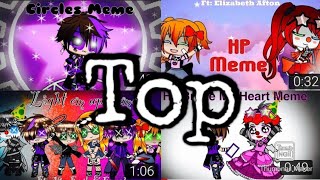 Top 10 Shadows Glitch 0 MeMeSGacha ClubFNAF [upl. by Salamanca]