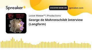 George de Mohrenschildt Interview Longform [upl. by Moule617]