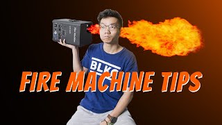 How To Use Flame Machine Safely  Fire Machine Tips [upl. by Noelc]