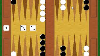 How To Play  Backgammon  The Basics  A Sample Game [upl. by Anelac]