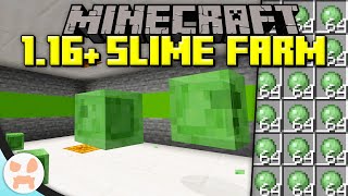 EASY  EFFICIENT SLIME FARM TUTORIAL  Minecraft 116 [upl. by Teplitz439]