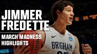 Jimmer Fredette NCAA tournament highlights top plays [upl. by Noisla]