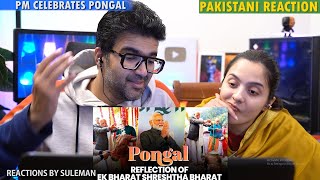 Pakistani Couple Reacts To PM Modi Celebrates A Vibrant Pongal In Delhi [upl. by Macegan701]