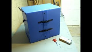 Making a Corrugated Plastic Chuck Box [upl. by Ahsoem]