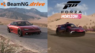 Forza Horizon 5 Trailer In BeamNGdrive  Comparison [upl. by Aram]