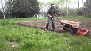 Gravely L8 with RotoTiller attachment [upl. by Aylat220]