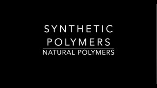 Natural and Synthetic Polymers [upl. by Schwitzer807]