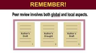 Peer Review Commenting Strategies [upl. by Drawets740]