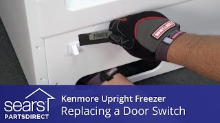 How to Replace a Kenmore Upright Freezer Door Switch [upl. by Yank]