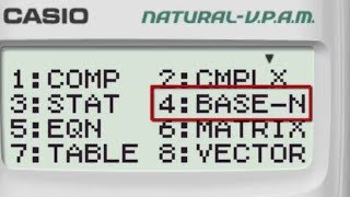 Convert Number Base on Casio Calculator [upl. by Crockett17]