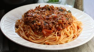 Quick amp Easy Spaghetti Bolognese [upl. by Arymas]