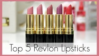 Top 5 Revlon Super Lustrous Lipsticks  erisaxo [upl. by Boucher]