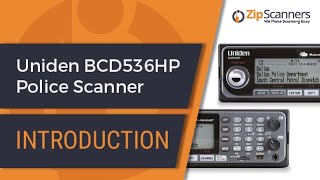 Uniden BCD536HP Police Scanner  Introduction [upl. by Loria]