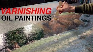 How to VARNISH an Oil Painting  My TOP 5 TIPS [upl. by Pruter535]