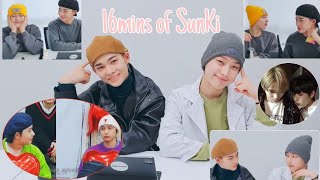 16 minutes straight of SUNKI  SUNKI MOMENTS  ENHYPEN [upl. by Akeryt]