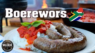 How to make Traditional Boerewors  South African sausage recipe  Braai  How to make sausage [upl. by Askari118]