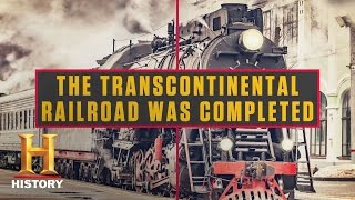 This Week In History Transcontinental Railroad  History [upl. by Mata]