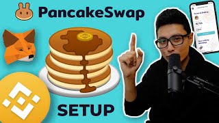 How to Use PancakeSwap with MetaMask Binance Smart Chain Setup Tutorial [upl. by Enert]