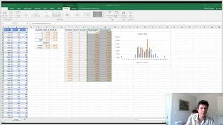 Excel Histogram Two Data Sets [upl. by Donnell]