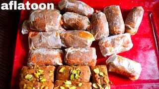 Aflatoon Recipe Mumbai Famous Aflatoon Sweet Recipe By saba e delhi [upl. by Thirzi]