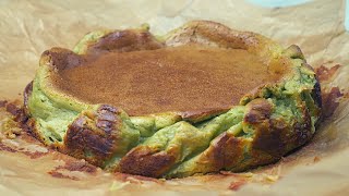 Matcha Basque Burnt Cheesecake [upl. by Jarrod423]