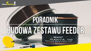 Poradnik  Węzeł i budowa ZESTAWU DO FEEDERA z plecionką [upl. by Malchus315]