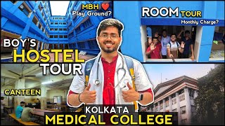 HOSTEL TOUR  Medical College Kolkata  Room TourCanteenPlay Ground  MBBS [upl. by Enomrej]