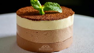 Triple Chocolate Mousse Cake Recipe – Bruno Albouze [upl. by Awe]